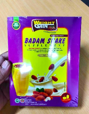 Picture of Badam Shake Health Gain Milk Shake Natural Food 100 % Authentic Product No Ratings