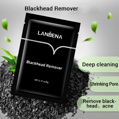 Picture of 5 pc LANBENA Black Mask Blackhead Remover Peel Off Mask Mud Face Mask Charcoal Mask Nose 5g