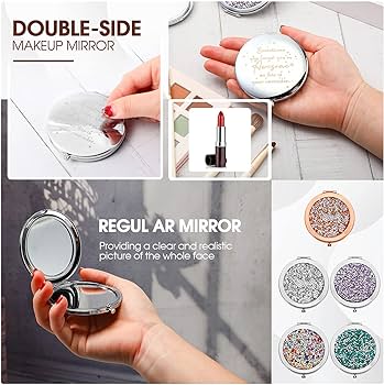 Picture of Mirror/mini portable folding mirror double side pocket mirror/mini pocket mirror for women and girls
