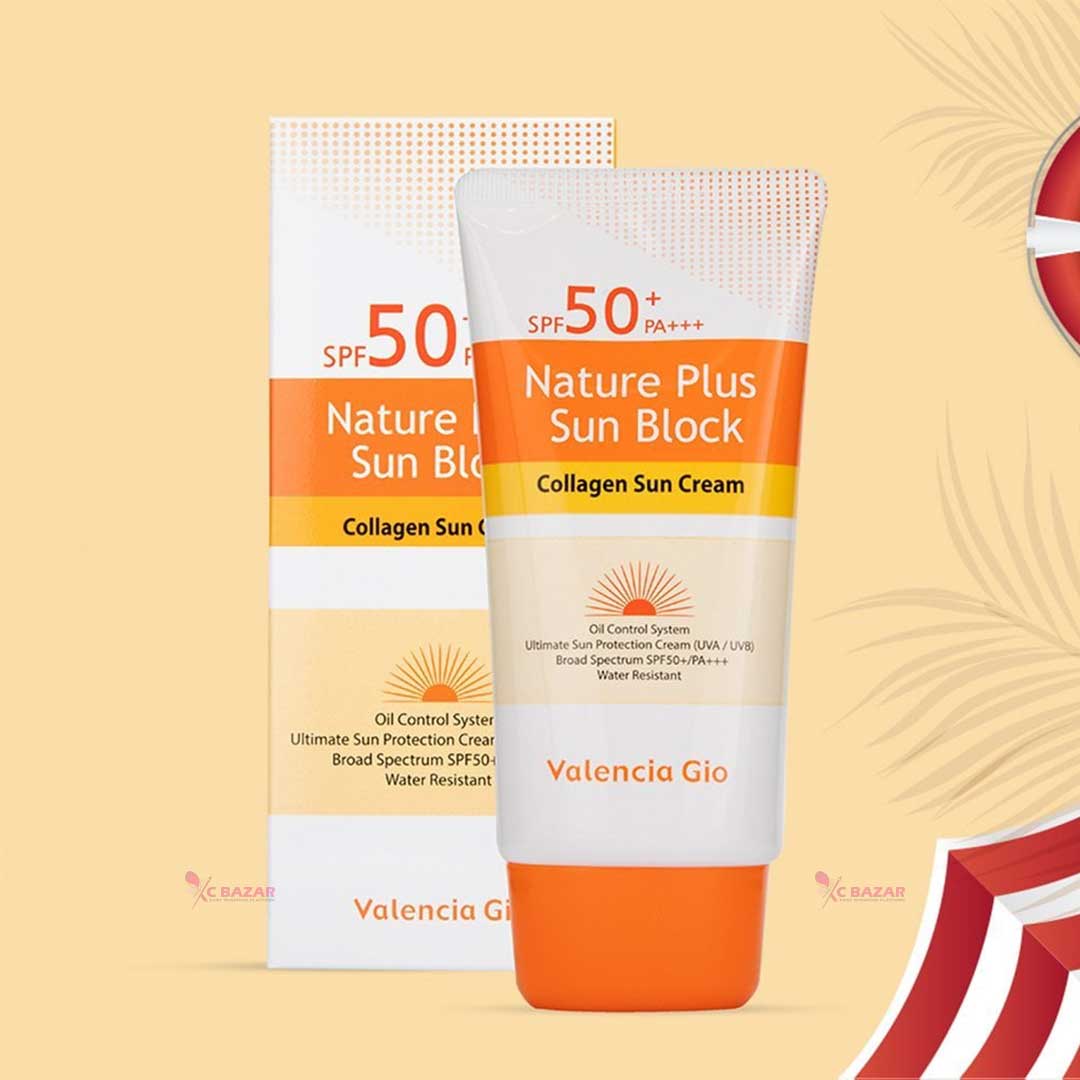 Picture of Valencia Gio Nature Plus Sun Block SPF50+PA+++ 70ml