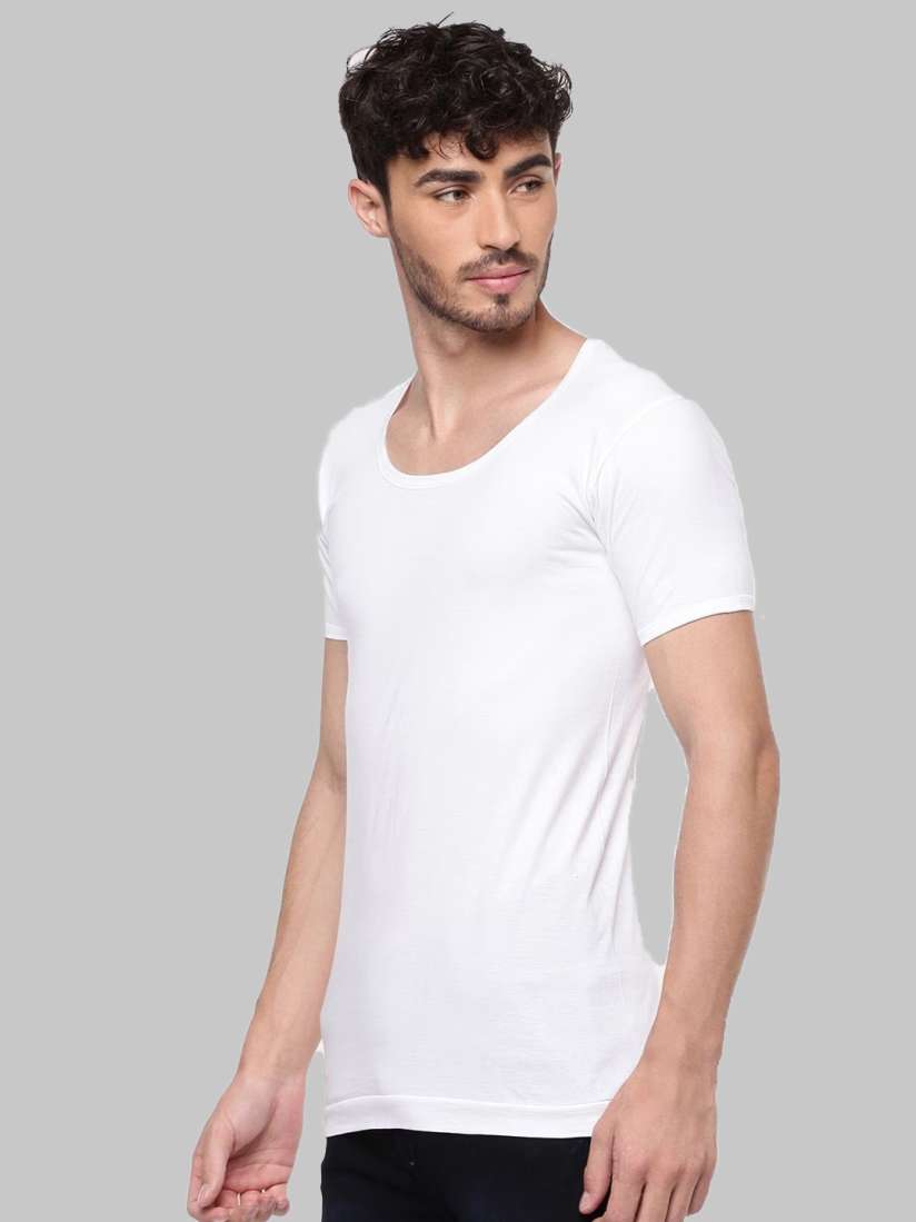 Picture of Short Sleeves Cotton Sando Ganji  Regular Mens Comfort Vest- 1Pcs