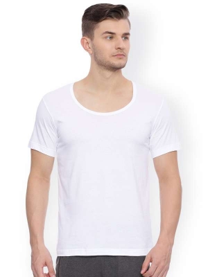 Picture of Short Sleeves Cotton Sando Ganji  Regular Mens Comfort Vest- 1Pcs