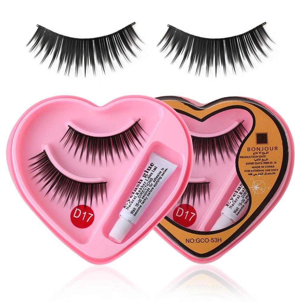 Picture of Love False eyelash 1 pair for girls , long loucious lashes
