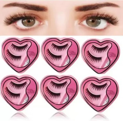 Picture of Love False eyelash 1 pair for girls , long loucious lashes