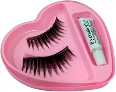 Picture of Love False eyelash 1 pair for girls , long loucious lashes