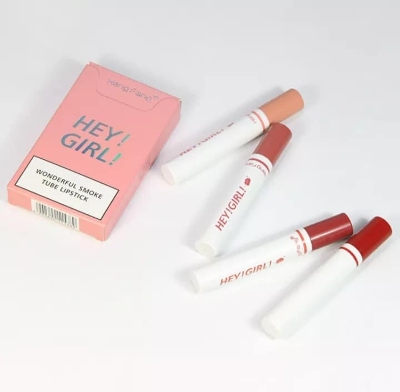 Hey Girl Wonderful Smoke Tube Liquid Lipstick 4pcs Box 