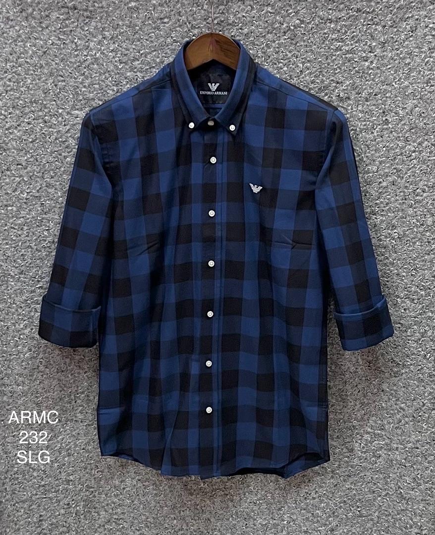Picture of Armani Check Shirt 232