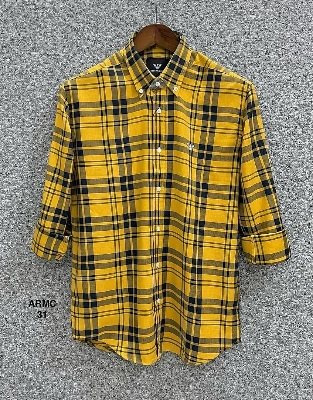 Picture of Armani Check Shirt 31