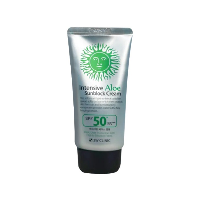 Picture of 3W Clinic Intensive Aloe Sunblock Cream SPF 50+ PA+++ 70ml