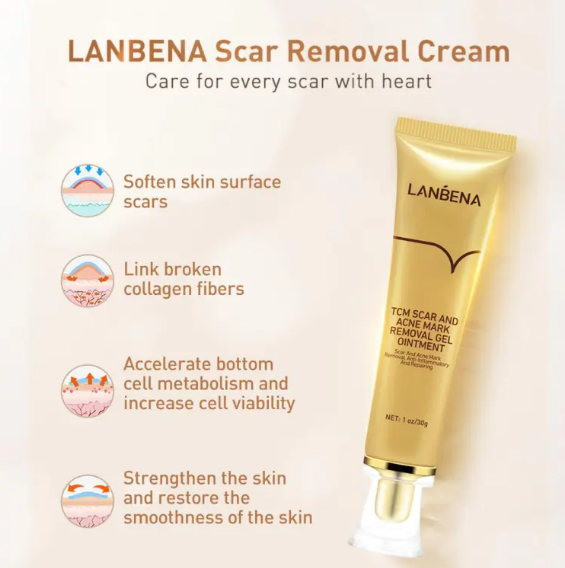 Lanbena TCM Scar and Acne Mark Removal Gel Ointment 30gm 