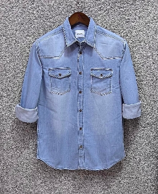 Picture of Denim Shirt Light Wash Full A