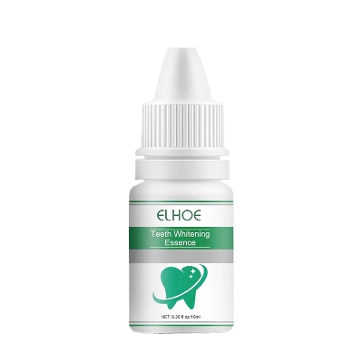 Picture of ELHOE Teeth Whitening Drops – 100% Natural Herbal Formula – Instantly Whitens Yellow Teeth, Removes Stains, Fights Bad Breath & Plaque – Strengthens Gums & Enamel – Safe for Sensitive Teeth – Fluoride-Free Liquid Oral Care for Men & Women