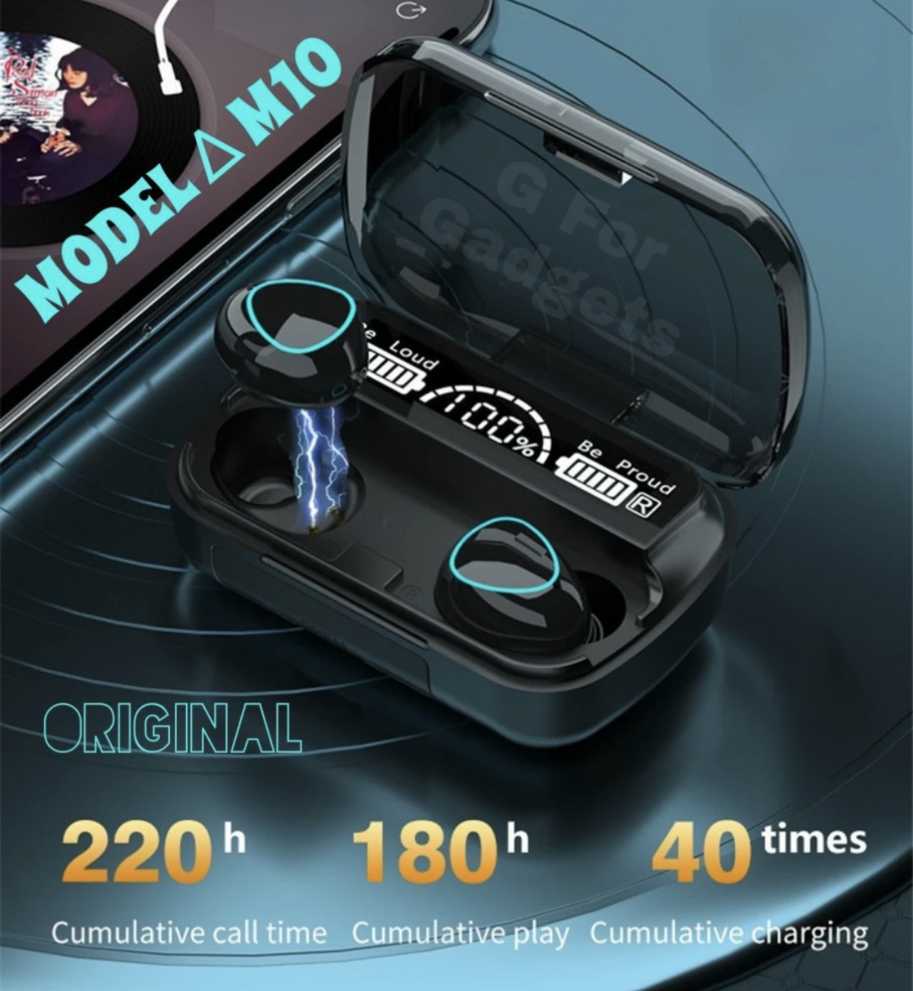Picture of M10 TWS Earbuds 800mAh Charging Box Bluetooth-compatible Stereo Waterproof