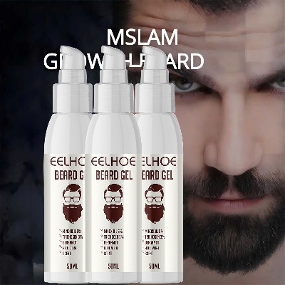 Picture of EELHOE Beard Growth Gel Hair Grower Products Repair Grow Up GEL Men Essence Softening Nourishing