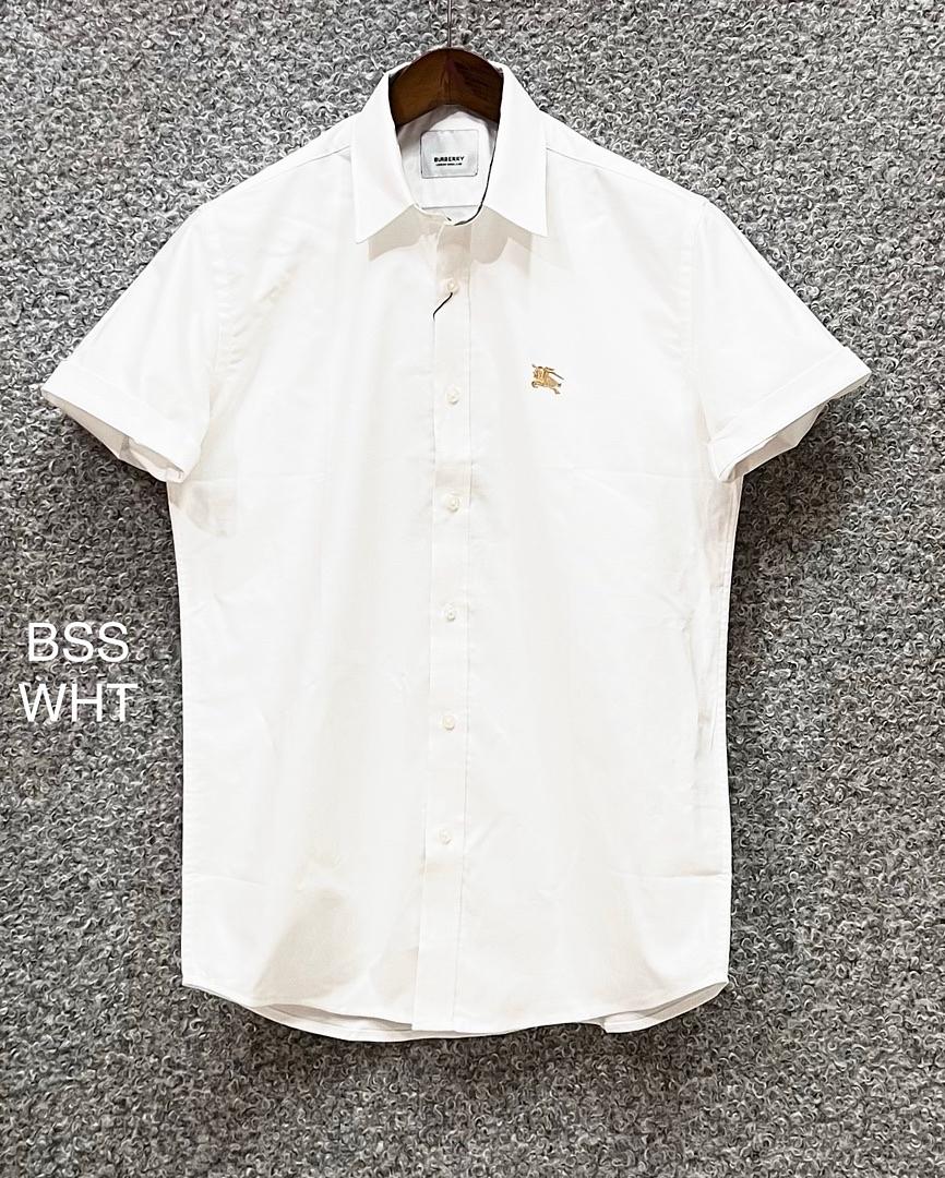 Picture of Burberry Short Sleeve Shirt White