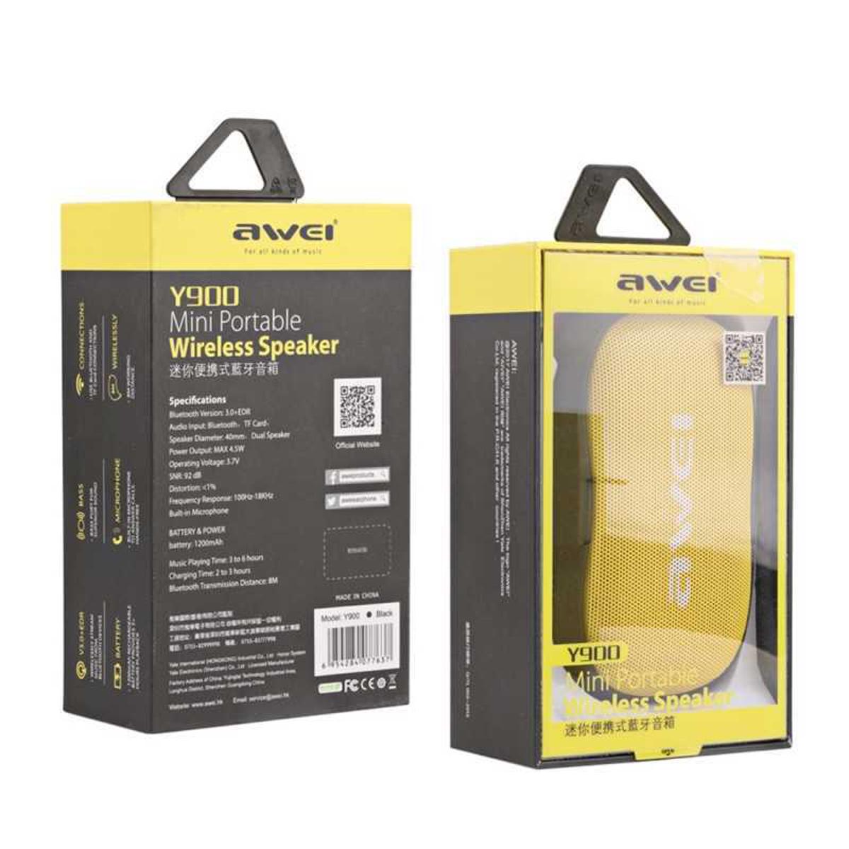 Picture of AWEI Y900 Portable Bluetooth Speaker -Mini Wireless Speaker