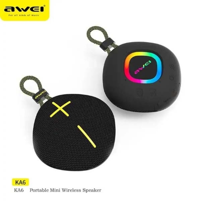 Picture of Awei KA6 Mini Wireless Bluetooth Speaker Waterproof Rate IPX6