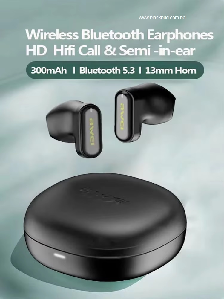 Picture of Awei T76 TWS Wireless Sports Earbuds With Mic Waterproof
