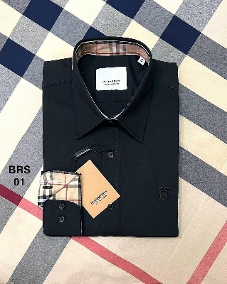 Picture of Burberry BT Solid Shirt 01 Black
