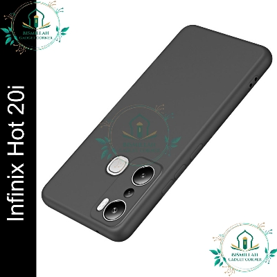 Picture of Premium Liquid Silicone Phone case for Infinix Hot 20i Liquid Silicon Mobile Back Case Soft Silicone Phone Cover