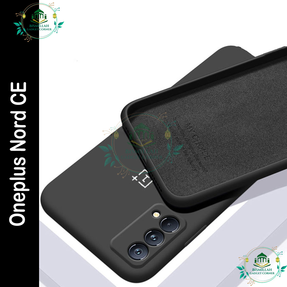 Picture of Original Premium Liquid Silicone Phone case for Oneplus Nord CE Liquid Silicon Mobile Back Case Soft Silicone Phone Cover