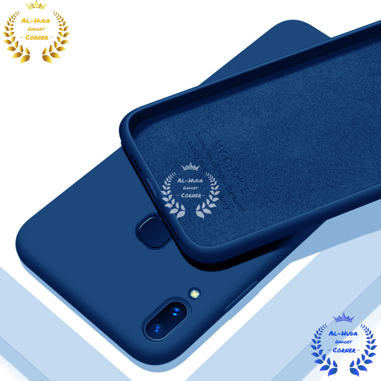 Picture of Shockproof & Transparent Crystal Clear Back Cover Case / Matte Protective Lens Flexible Back Cover for Vivo v11 | Slim Silicone Cover with Soft Lining Shockproof Full Body Bumper Case