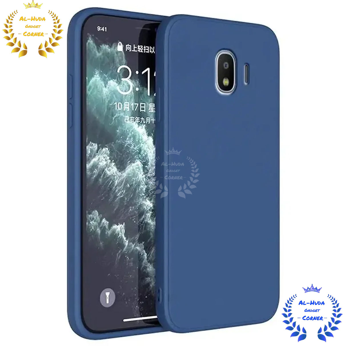 Picture of Shockproof & Transparent Crystal Clear Back Cover Case / Matte Protective Lens Flexible Back Cover for Samsung Galaxy J4 | Slim Silicone Cover with Soft Lining Shockproof Full Body Bumper Case