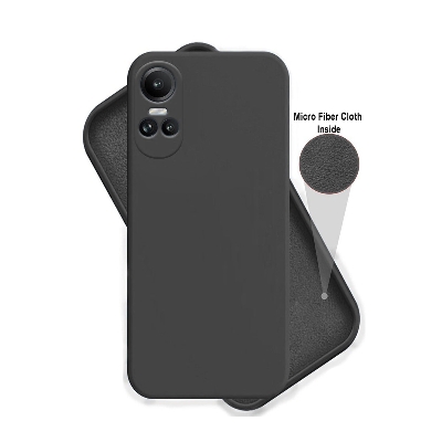 Picture of Premium Liquid Silicone Phone case for Oppo Reno 10 5G / Oppo Reno 10 Pro 5G Liquid Silicon Mobile Back Case Soft Silicone Phone Cover