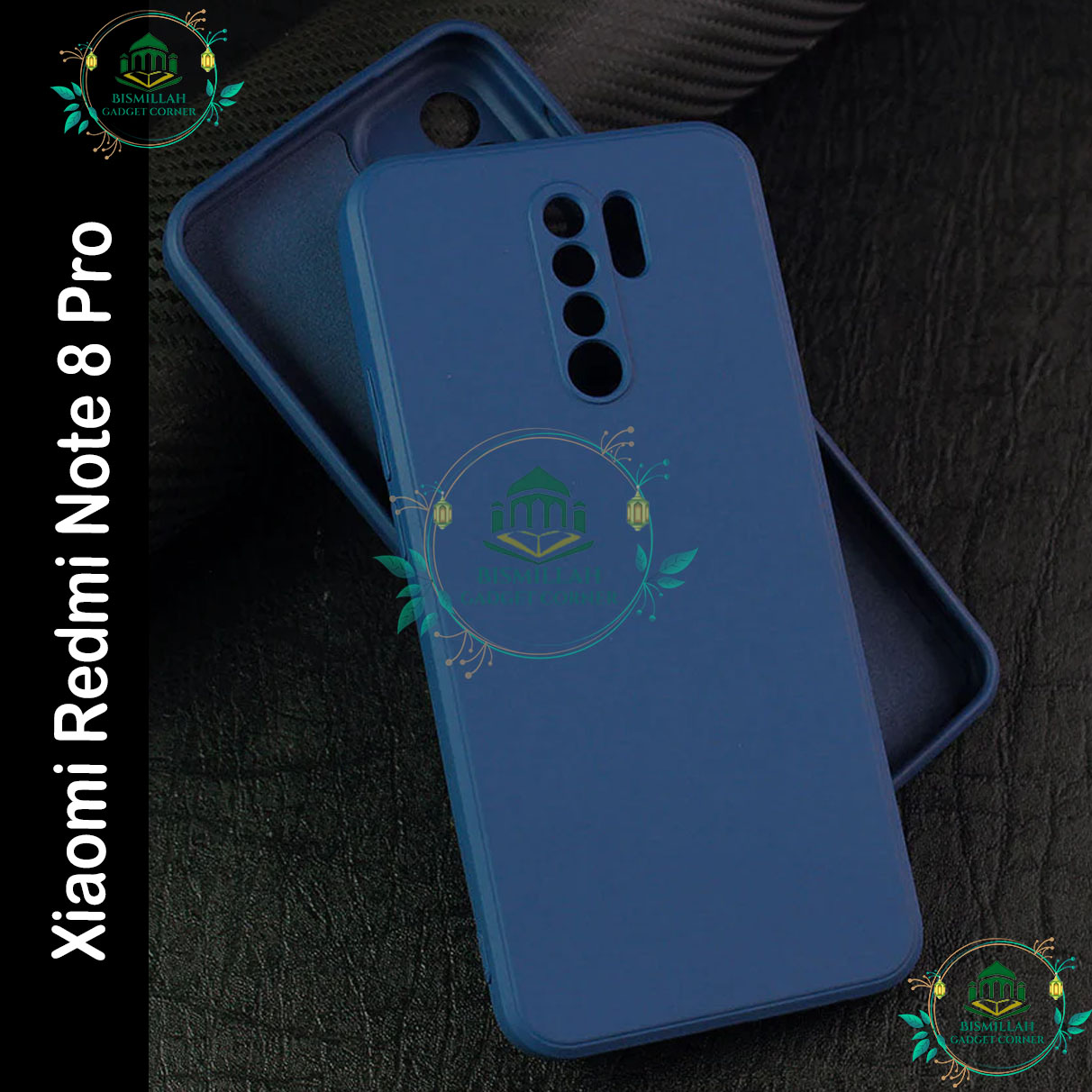 Picture of Original Premium Liquid Silicone Phone case for Xiaomi Redmi Note 8 Pro Liquid Silicon Mobile Back Case Soft Silicone Phone Cover