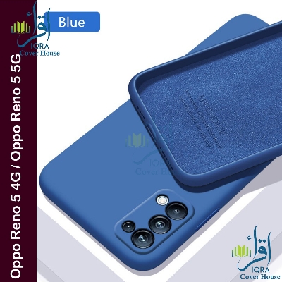 Picture of Original Premium Liquid Silicone Phone case for Oppo Reno 5 4G / Oppo Reno 5 5G Liquid Silicon Mobile Back Case Soft Silicone Phone Cover