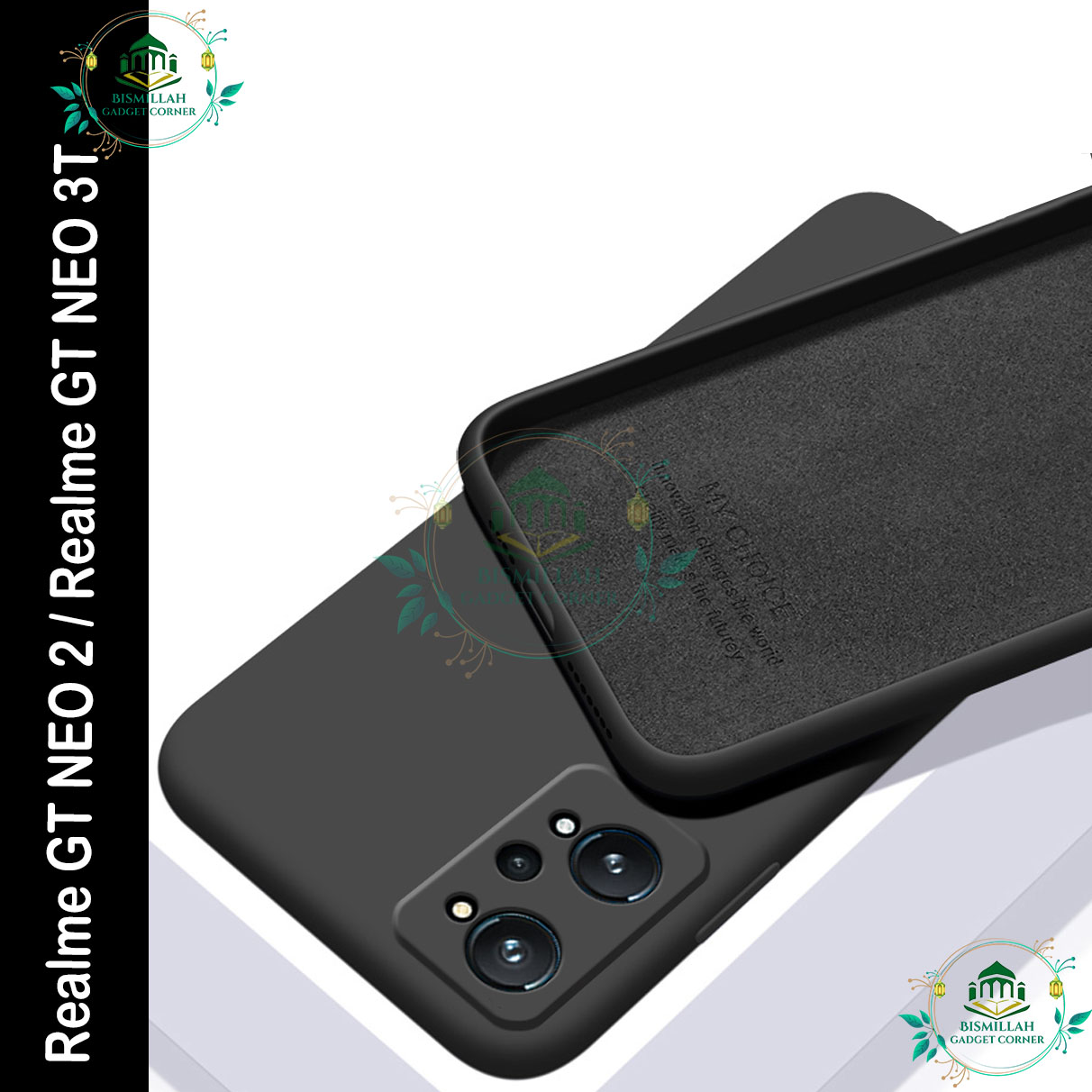 Picture of Original Premium Liquid Silicone Phone case for Realme GT NEO 2 / Realme GT NEO 3T Liquid Silicon Mobile Back Case Soft Silicone Phone Cover