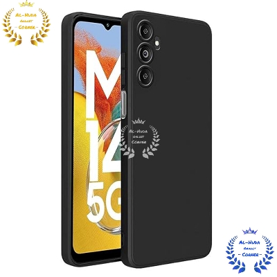 Picture of Shockproof & Transparent Crystal Clear Back Cover Case / Matte Protective Lens Flexible Back Cover for Samsung Galaxy M14 5G | Slim Silicone Cover with Soft Lining Shockproof Full Body Bumper Case