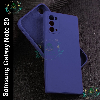 Picture of Premium Liquid Silicone Phone case for Samsung Galaxy Note 20 Liquid Silicon Mobile Back Case Soft Silicone Phone Cover - মোবাইল ফোন - Phoneo