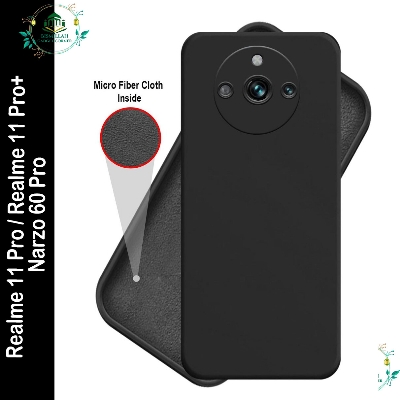 Picture of Premium Liquid Silicone Phone case for Realme 11 Pro / Realme 11 Pro+ / Narzo 60 Pro Liquid Silicon Mobile Back Case Soft Silicone Phone Cover