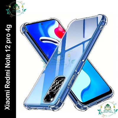 Picture of Original Transparent back cover For Xiaomi Redmi Note 12 pro 4g Luxury transparent Protect Back Cover Soft Case