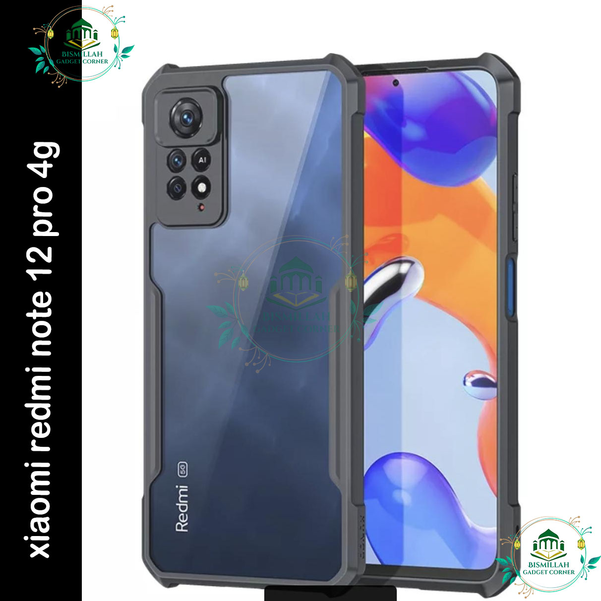 Picture of Original Xundd Back Cover for Xiaomi Redmi Note 12 pro 4g Transparent Hybrid Hard PC Back Bumper