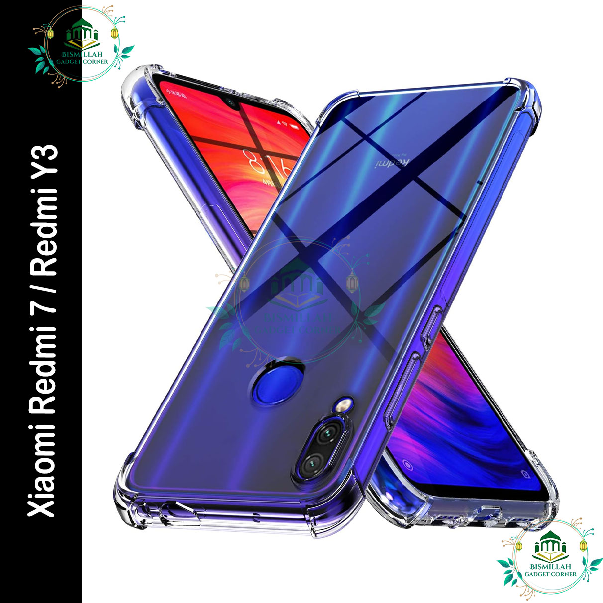 Picture of Original Transparent back cover For Xiaomi Redmi 7 / Redmi Y3 Luxury transparent Protect Back Cover Soft Case