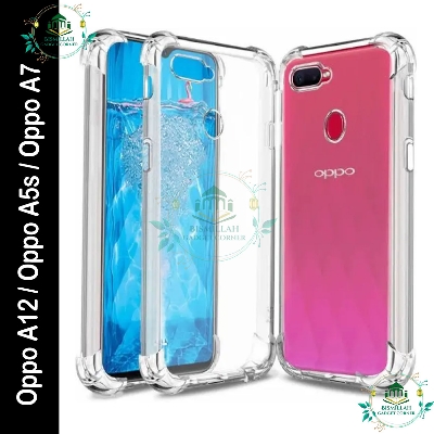 Picture of Original Transparent back cover For Oppo A12 / Oppo A5s / Oppo A7 / Oppo F9 / Oppo F9 Pro Luxury transparent Protect Back Cover Soft Case