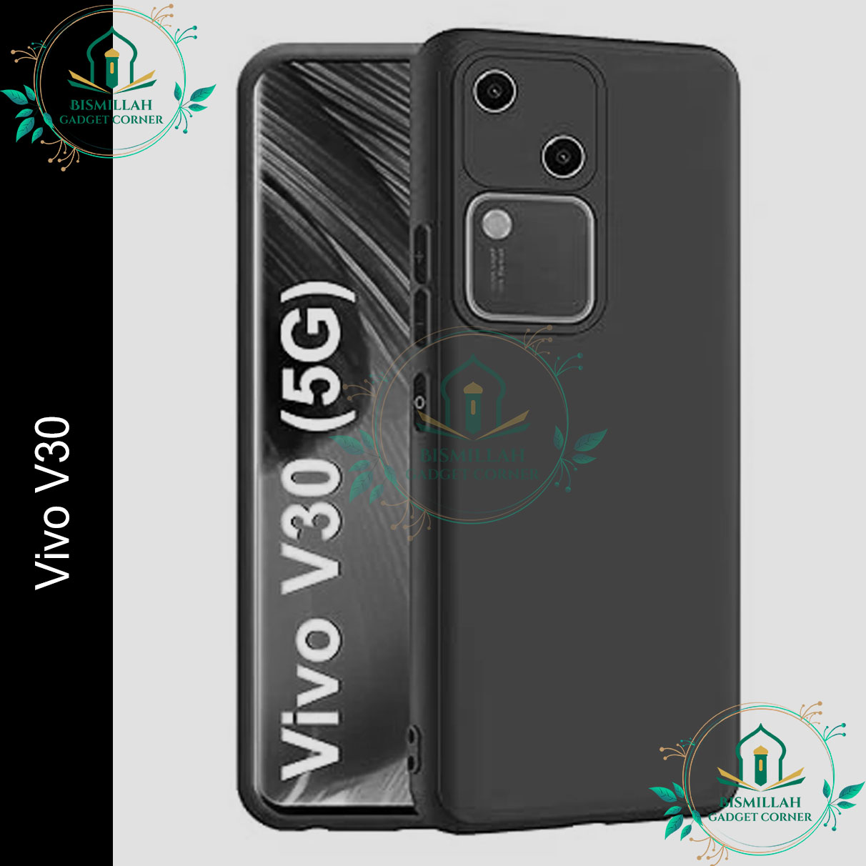 Picture of Premium Liquid Silicone Phone case for Vivo V30 5G Liquid Silicon Mobile Back Case Soft Silicone Phone Cover