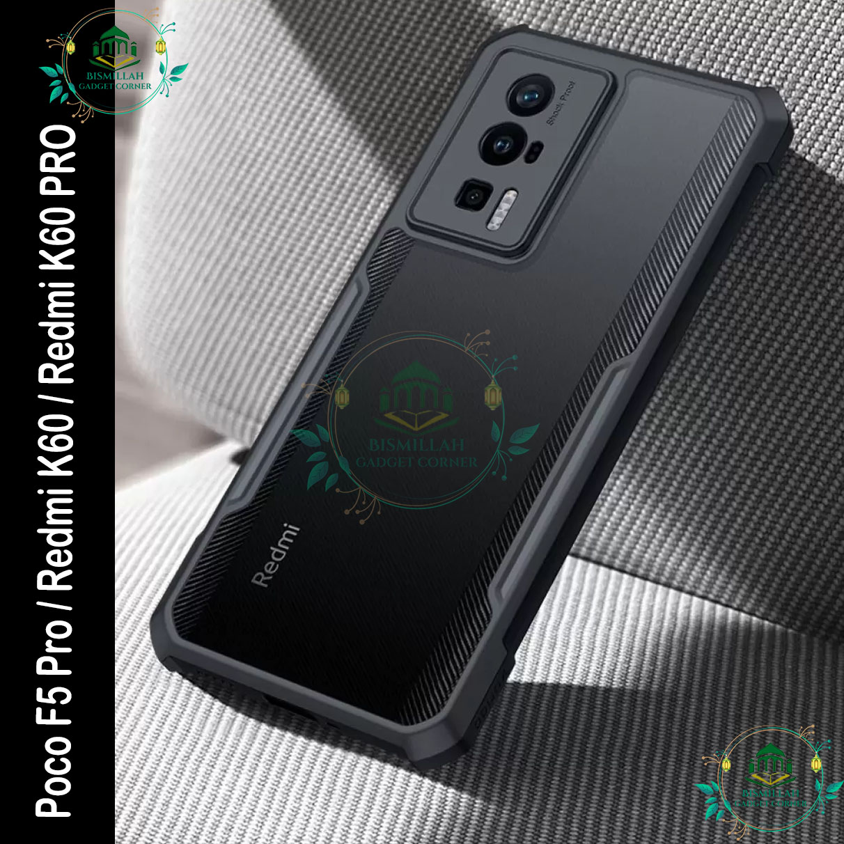 Picture of Original Xundd Back Cover for Xiaomi Poco F5 Pro / Xiaomi Redmi K60 / Xiaomi Redmi K60 PRO Transparent Hybrid Hard PC Back Bumper