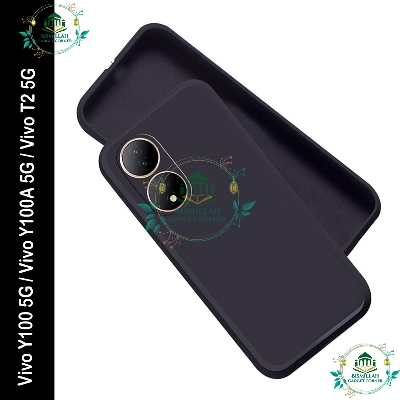 Picture of Premium Liquid Silicone Phone case for Vivo Y100 5G / Vivo Y100A 5G / Vivo T2 5G Liquid Silicon Mobile Back Case Soft Silicone Phone Cover