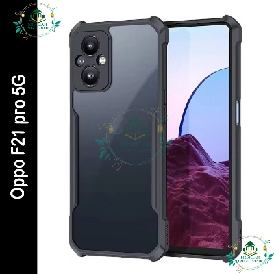 Picture of Xundd Back Cover for Oppo F21 pro 5G Transparent Hybrid Hard PC Back Bumper