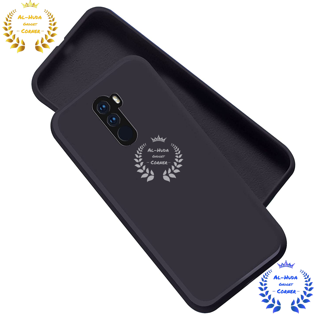 Picture of Shockproof & Transparent Crystal Clear Back Cover Case / Matte Protective Lens Flexible Back Cover for Xiaomi Poco F1 / Pocophone F1 | Slim Silicone Cover with Soft Lining Shockproof Full Body Bumper Case