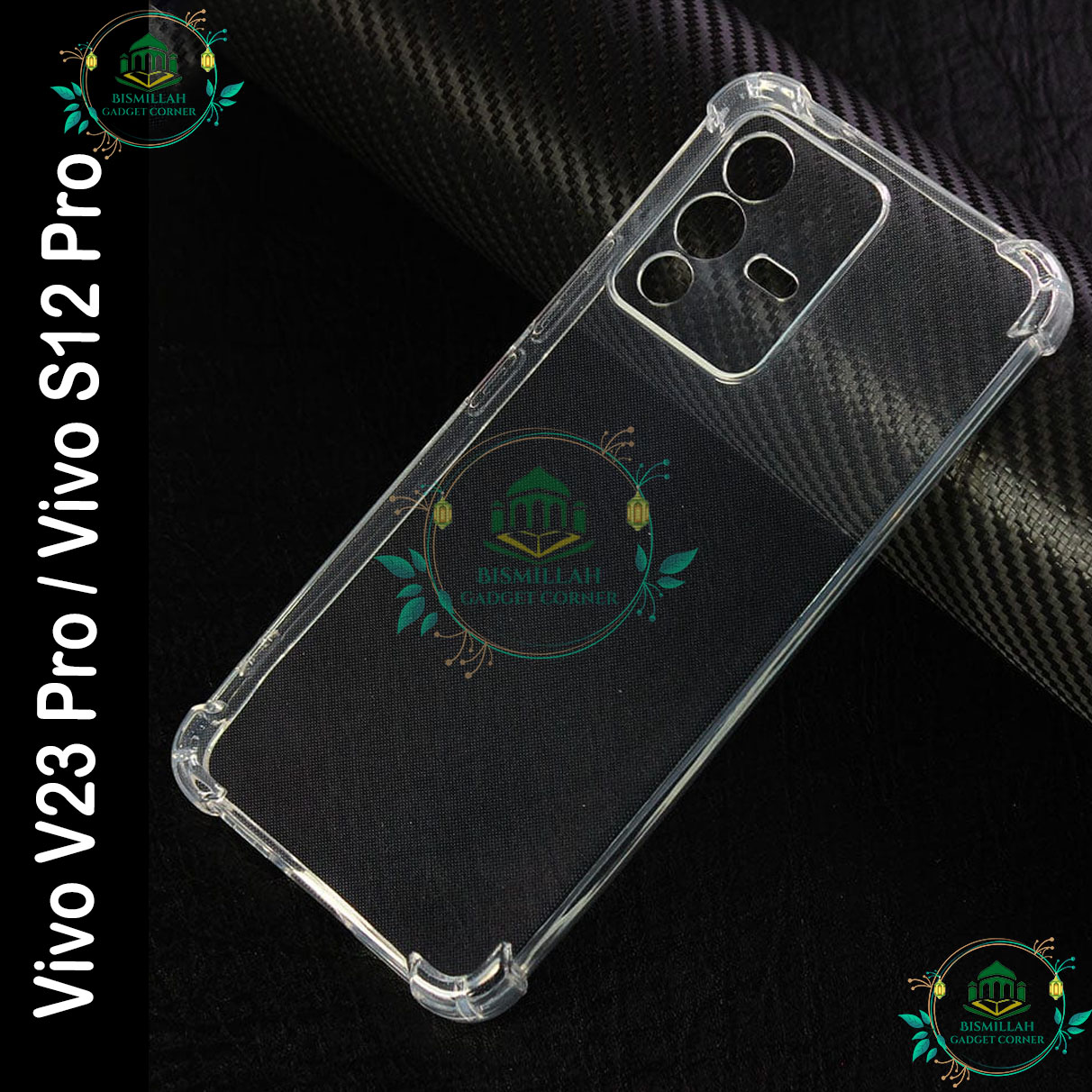 Picture of Transparent back cover For Vivo V23 Pro and Vivo S12 Pro Luxury transparent Protect Back Cover Soft Case