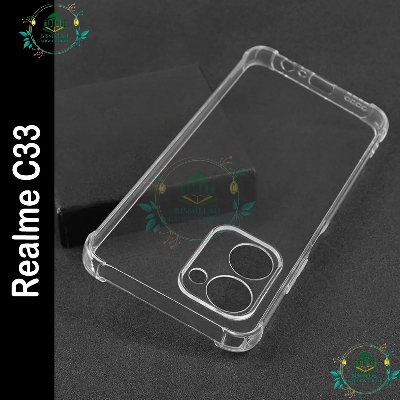Picture of Original Transparent back cover For Realme C33 Luxury transparent Protect Back Cover Soft Case