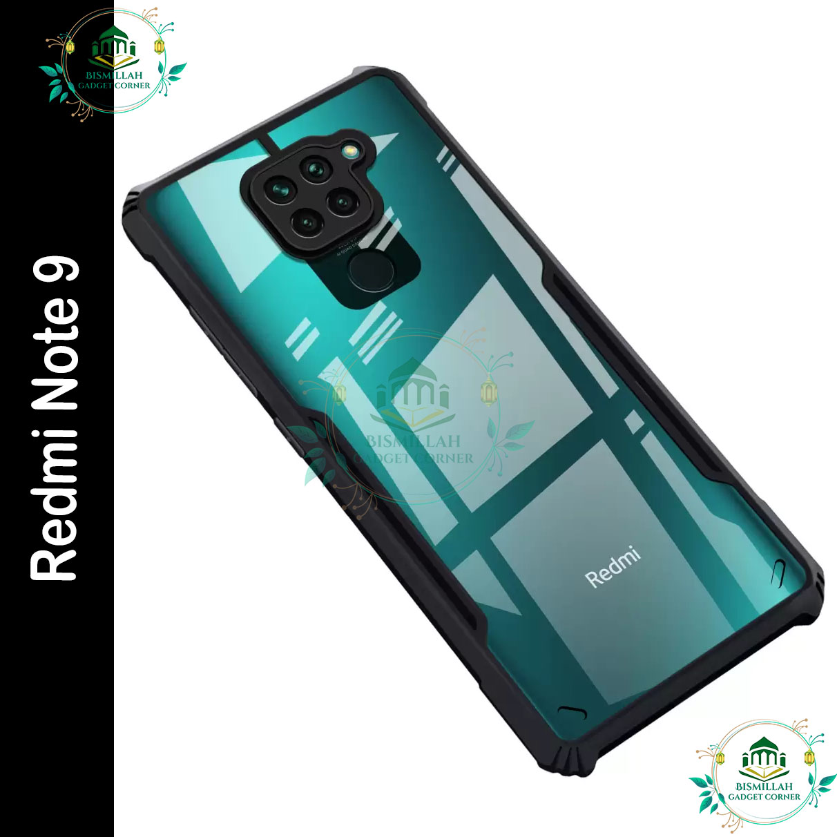 Picture of Original Xundd Back Cover for Xiaomi Redmi Note 9 Transparent Hybrid Hard PC Back Bumper