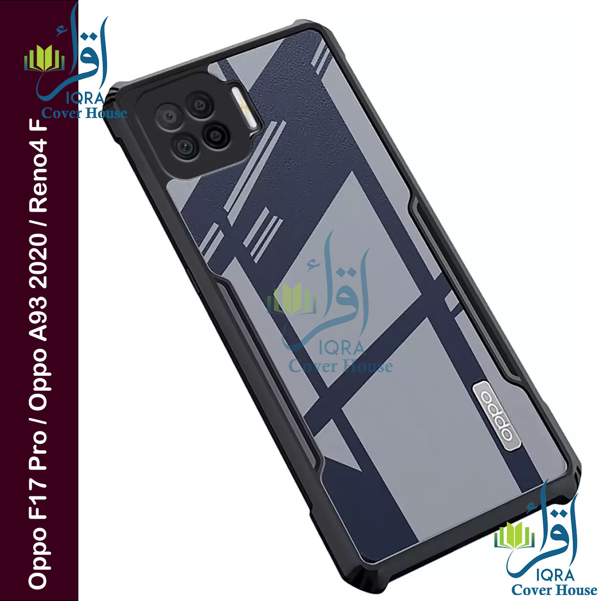 Picture of Original Xundd Back Cover for Oppo F17 Pro / Oppo A93 2020 / Oppo Reno4 F Transparent Hybrid Hard PC Back Bumper