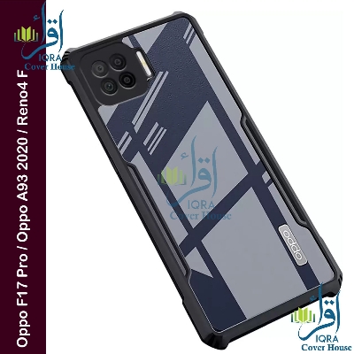 Picture of Original Xundd Back Cover for Oppo F17 Pro / Oppo A93 2020 / Oppo Reno4 F Transparent Hybrid Hard PC Back Bumper