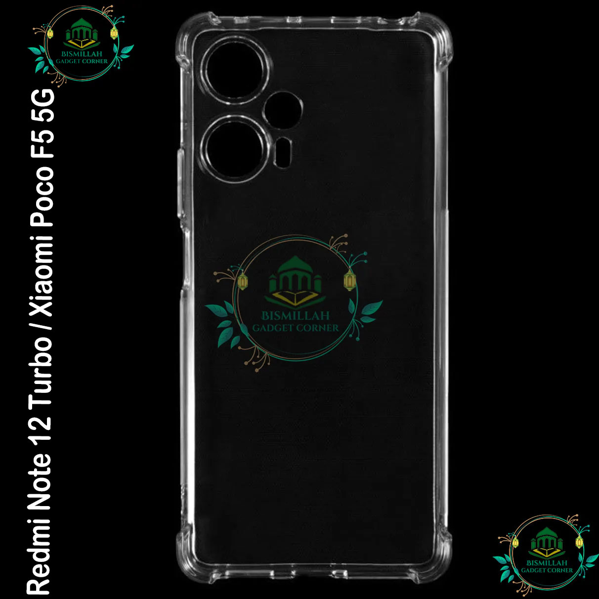 Picture of Transparent back cover For Xiaomi Redmi Note 12 Turbo / Xiaomi Poco F5 5G Luxury transparent Protect Back Cover Soft Case