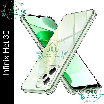 Picture of Original Transparent back cover For Infinix Hot 30 Luxury transparent Protect Back Cover Soft Case